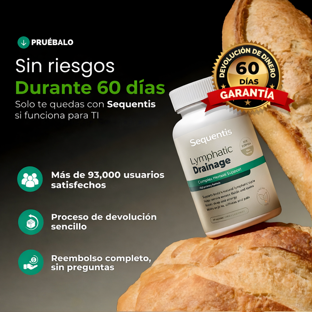 Nueva fórmula de máxima potencia - Cápsulas de drenaje linfático de Sequentis™